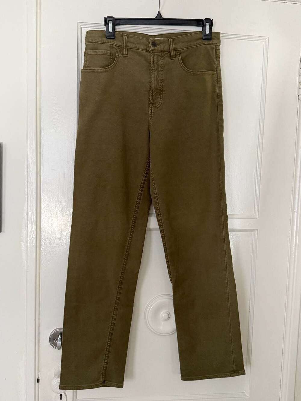 Faherty Olive Green Straight Leg Pants Size 30